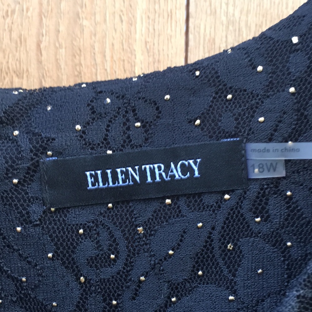 Lace Dress black gold studs - Picture 8 of 9